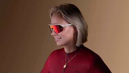 BBB Cycling,Radbrille Arc Flux,eine Person mit Brille