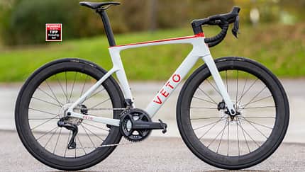 Veto F994,Rennrad,ROADBIKE Test,Seitenansicht. Veto F994,Rennrad,ROADBIKE Test,Seitenansicht.