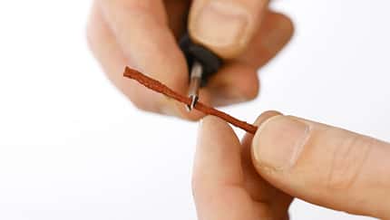 Tubeless-Reifen flicken