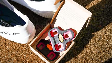 Vibram XS Road Cleat Look Grey,Cleats für Rennrad,Test,Box von oben