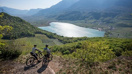 Südtirol,Kurtasch,Terzer,Zuid-Tirol,Italië,BikeHotels Südtirol,trails,mountainbike,Kalterer See,Lago di Caldaro