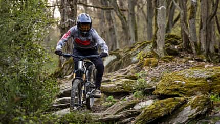 Das neue Canyon Torque AL auf dem Trail. Das neue Canyon Torque AL auf dem Trail.