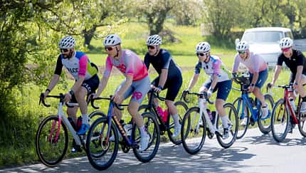 Rennrad Gruppe Tony Martin Sonne