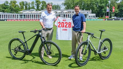 Fred Schierenbeck (Vorstandsvorsitzender ZEG) und Philipp Liesenfeld (Geschäftsführer Marketing und Vertrieb beim 1. FC Köln). Fred Schierenbeck (Vorstandsvorsitzender ZEG) und Philipp Liesenfeld (Geschäftsführer Marketing und Vertrieb beim 1. FC Köln).