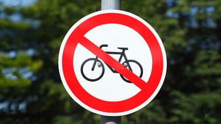 Fahrradverbot in Como Fahrradverbot in Como