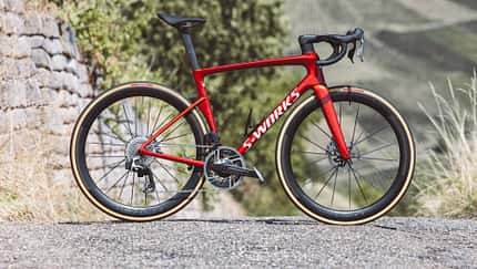 Specialized S-Works Tarmac SL9,Rennrad,ROADBIKE Test,Seitenansicht Specialized S-Works Tarmac SL9,Rennrad,ROADBIKE Test,Seitenansicht