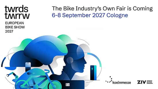 Key Visual der towards tomorrow – European Bike Show 2027