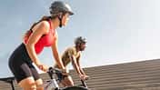 Radfahrer, keine Schmerzen, Sattel