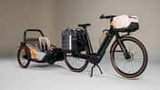 E-Bike I Concept Bike Decathlon Magic Bike 2_0 I Seitenansicht mit Anhänger