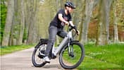Trekking E-Bike Gudereit Evo 13.5 Action im Schlosspark Stuttgart