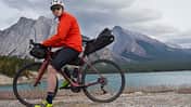 Gravel Cyclist on a Bikepacking Tour