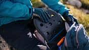Test I Rucksack mit Rückenprotektor I Detail Sas-Tec Protektor