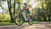 Trekking E-Bike Möve Voyager V10 Wave-Version im Geländeeinsatz