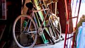Old bike parked