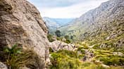 Auf dem Camino de ses Sínies geht es über den Bitch-Trail durch die Galatzó-Schlucht zum Teil recht ruppig hinunter zur Finca Pública Galatzó.