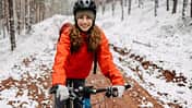 Fahrradfahren im Winter macht glücklich