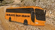 Der Party Bus bringt die Teilnehmer:innen aus Deutschland zum Border Bash Aragon Gravel Camp nach Spanien.
