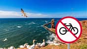 Fahrrad fahren ist auf Helgoland verboten