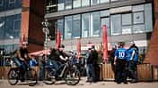 So kommst du mit dem Fahrrad zum Public Viewing!