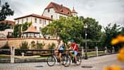 Fahrradfahrer in Treuchtlingen
