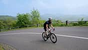 Orbea,Rennrad,Orca M11ELTD PWR,Test,Actionfoto bergauf