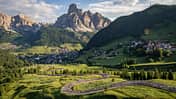 Start beim Maratona dles Dolomites
