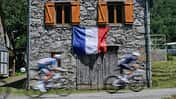 Tour de France 2024,Flagge Frankreich,Haus