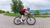 Trek Domane SL7 Gen 4,Rennrad,ROADBIKE,Test,Action in der Kurve Trek Domane SL7 Gen 4,Rennrad,ROADBIKE,Test,Action in der Kurve