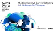 Key Visual der towards tomorrow – European Bike Show 2027