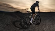 Selle Italia SLR Gravel,Sattel für Gravelbike,Action im Sonnenuntergang