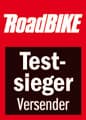 Testsieger-Logo: RoadBIKE Testsieger Versender Testsieger-Logo: RoadBIKE Testsieger Versender