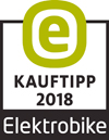 Testsieger-Logo: Elektrobike Kauftipp 2018 Testsieger-Logo: Elektrobike Kauftipp 2018