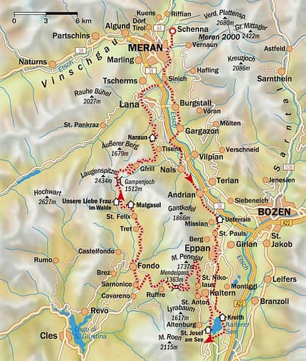RDB 0409 Mendelpass Karte RDB 0409 Mendelpass Karte
