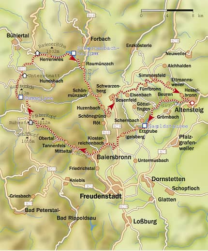 RB Karte Mittelschwarzwald RB Karte Mittelschwarzwald