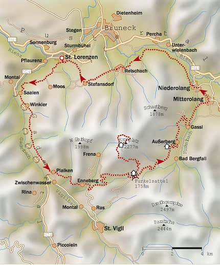RB Karte Kronplatz-Runde RB Karte Kronplatz-Runde