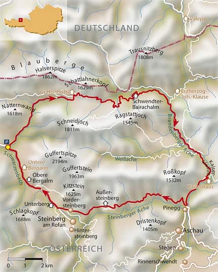 MB Achensee Guffert Karte MB Achensee Guffert Karte